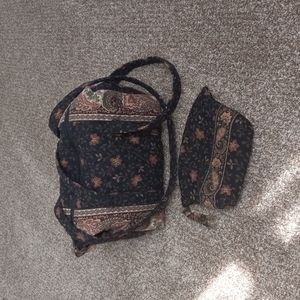 Vera Bradley small duffle & makeup bag